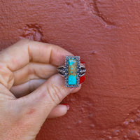 ‘Bar Ring’ - Kingman - Size 9 - Pick Option