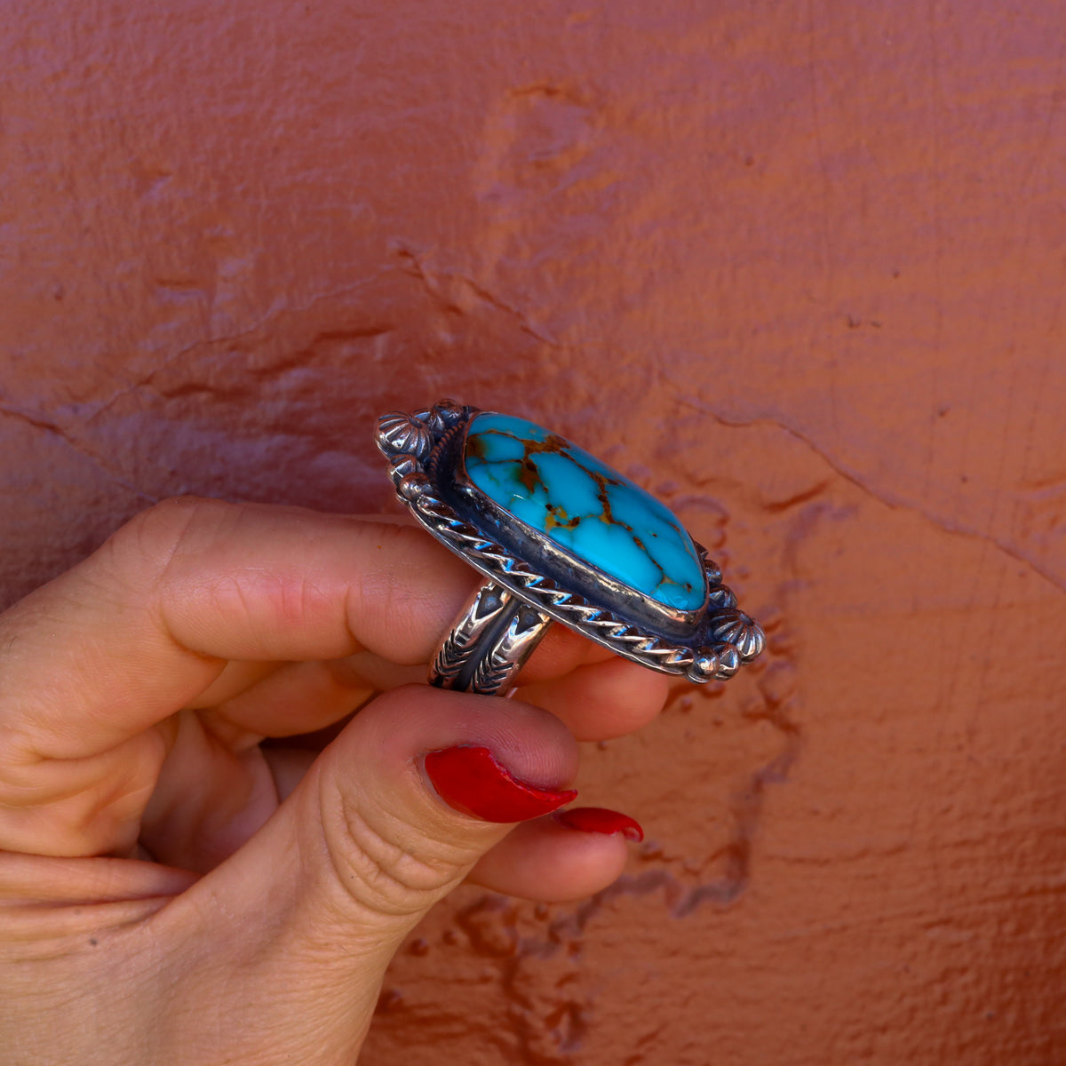 ‘Statement’ Ring - Kingman - Size 8.5