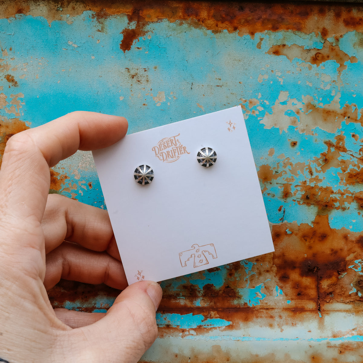 'Round' Studs - Sterling Silver