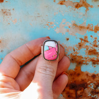 'Slab' Ring - Cotton Candy - Pick Option