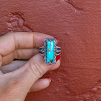 ‘Bar Ring’ - Kingman - Size 9 - Pick Option