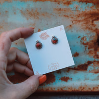 'Star Baby' Midi Studs - Orange Dahlia - Pick Option