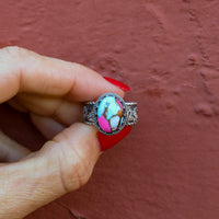 ‘Desert Day & Night' Storyteller Ring - Cotton Candy - Size 7.25 - Pick Optio