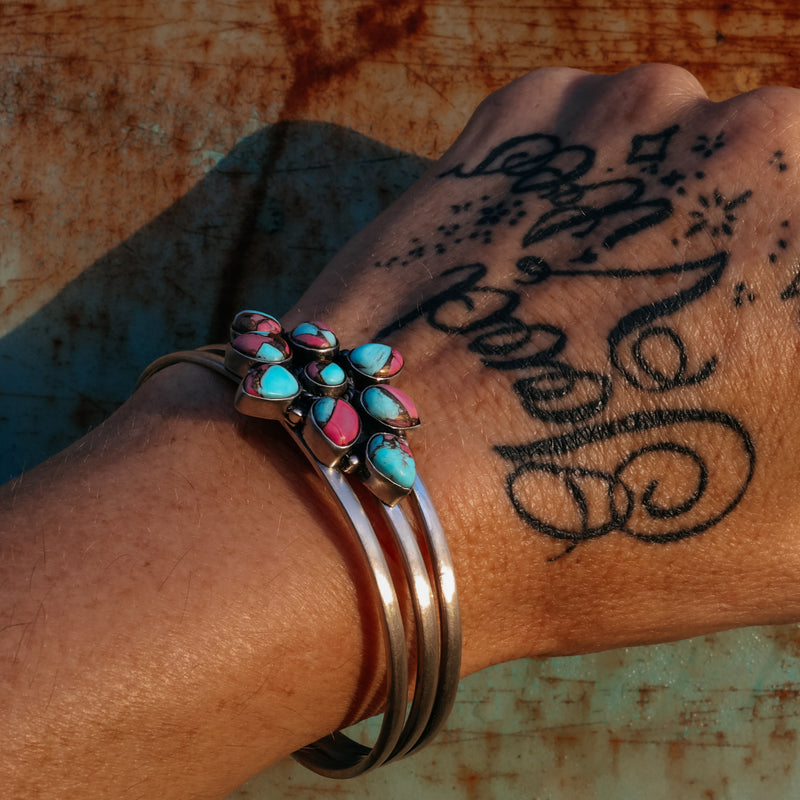 ‘Cluster' Cuff - Cotton Candy - Pick option