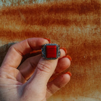 ‘Desert Storyteller' Ring - Rosarita - Size 8.5