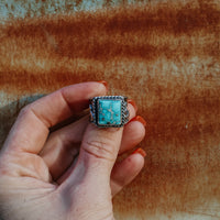 ‘Desert Storyteller' Ring - White Water - Size 8.25