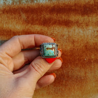 ‘Desert Storyteller' Ring - Sonoran Mountain - Size 9