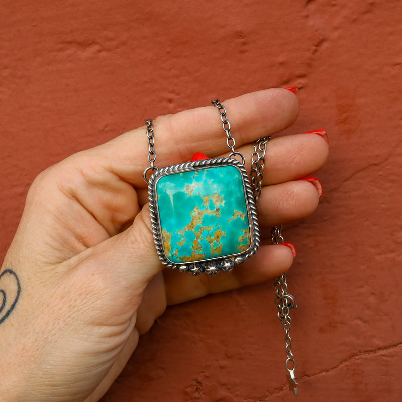 ‘Chonky Square' Statement Necklace - Kingman - Pick Option