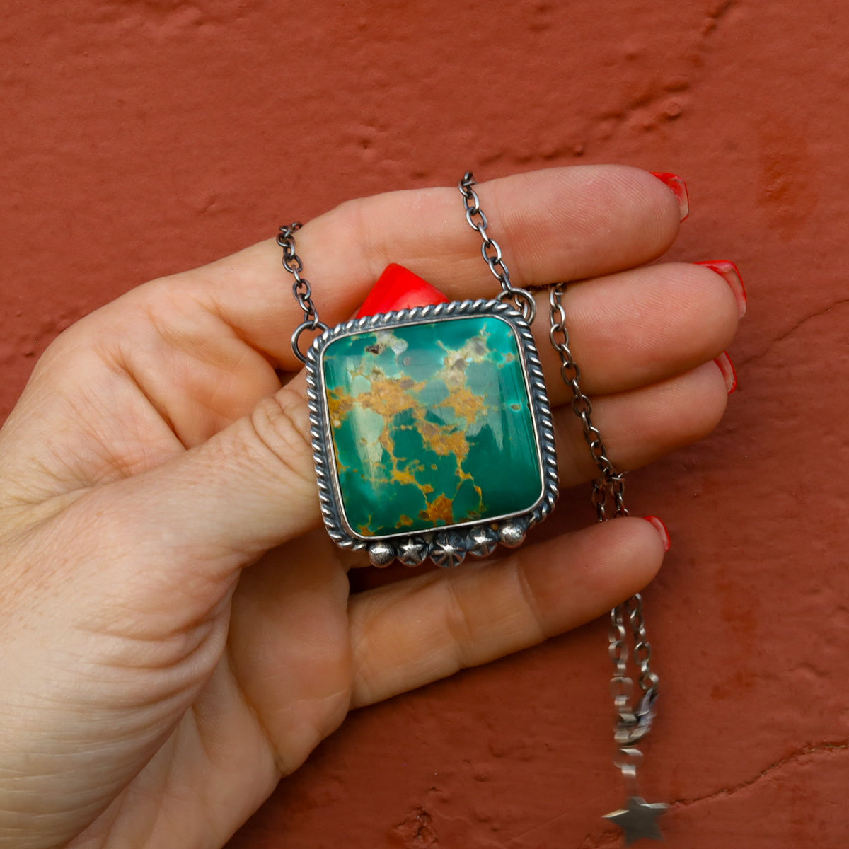 ‘Chonky Square' Statement Necklace - Kingman - Pick Option