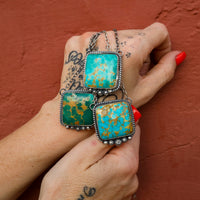 ‘Chonky Square' Statement Necklace - Kingman - Pick Option