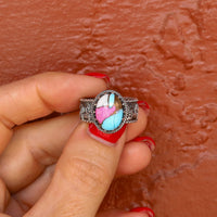 ‘Desert Day & Night' Storyteller Ring - Cotton Candy - Size 8.25  - Pick Option