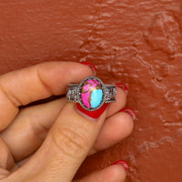 ‘Desert Day & Night' Storyteller Ring - Cotton Candy - Size 10  - Pick Option