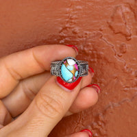 ‘Desert Day & Night' Storyteller Ring - Cotton Candy - Size 10  - Pick Option