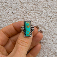 ‘Bar Ring’ - Kingman - Size 7 - Pick Option