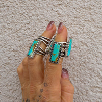 ‘Bar Ring’ - Kingman - Size 7 - Pick Option