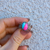 ‘Desert Day & Night' Storyteller Ring - Cotton Candy - Size 7.25 - Pick Optio