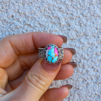 ‘Desert Day & Night' Storyteller Ring - Cotton Candy - Size 7.25 - Pick Optio