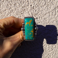 ‘Statement’ Bar Ring - Kingman - Size 9