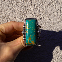 ‘Statement’ Bar Ring - Kingman - Size 10