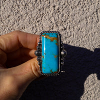 ‘Statement’ Bar Ring - Kingman - Size 8.5