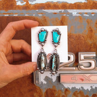 ‘Statement’ Earrings - Blackjack & Kingman