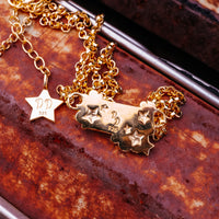 ‘Cosmic Baby Bar’ - Orange Dahlia - 18K Gold