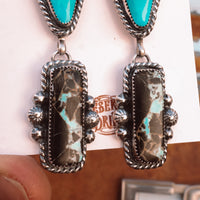 ‘Statement’ Earrings - Blackjack & Kingman