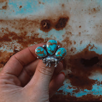 'Frontier Bison' Ring - Sonoran Mountain - Size 6.75