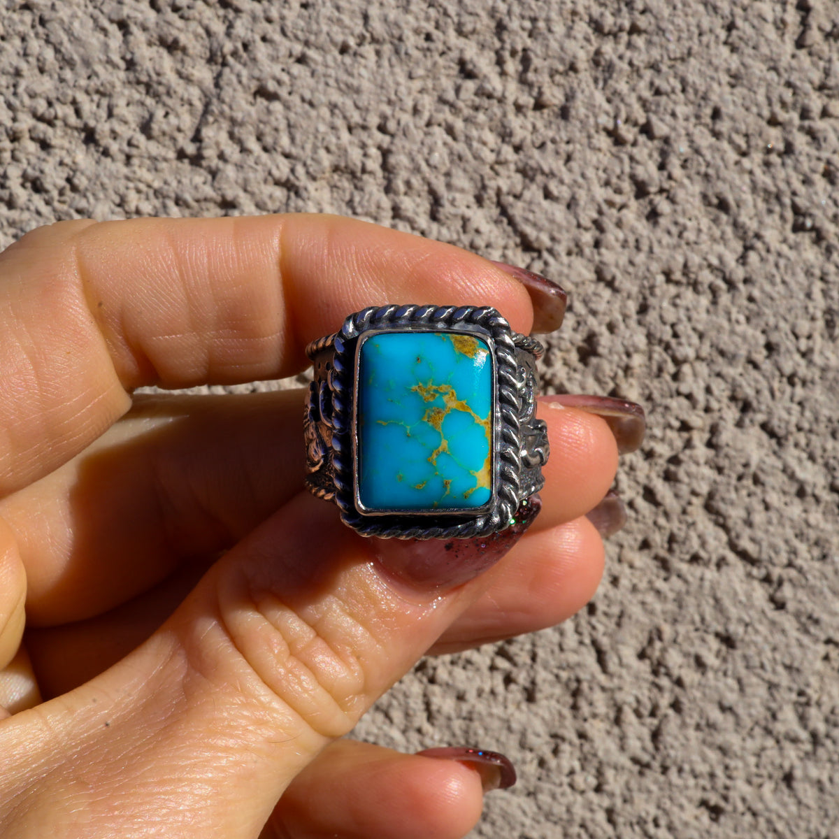 ‘Desert Storyteller' Ring - Kingman or Rosarita - Pick Option