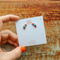 'Her Wild Romance' - Cartilage/Earrings - Pink Crystal - Pick Option - 18K Gold