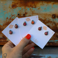 'Star Baby' Midi Studs - Orange Dahlia - Pick Option