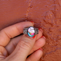 ‘Desert Day & Night' Storyteller Ring - Cotton Candy - Size 8.25  - Pick Option