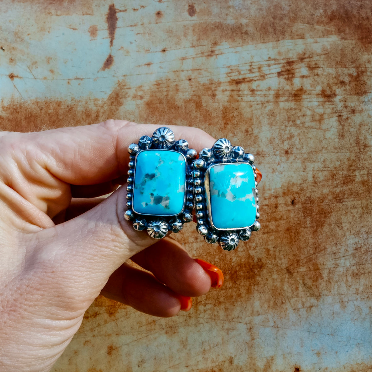 ‘Five Stone' Choker & Earring Set - Kingman
