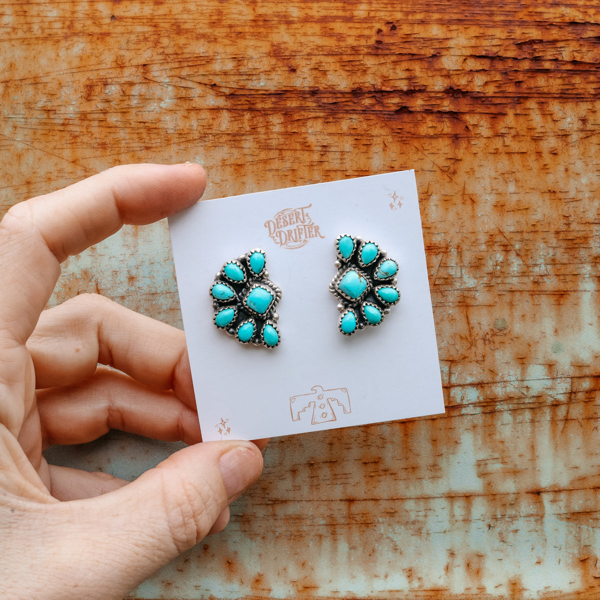'Half Cluster' Earrings - Kingman
