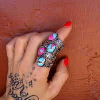 ‘Desert Day & Night' Storyteller Ring - Cotton Candy - Size 11  - Pick Option