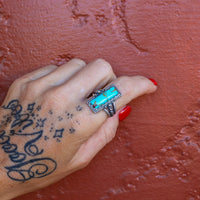 ‘Bar Ring’ - Kingman - Size 9 - Pick Option