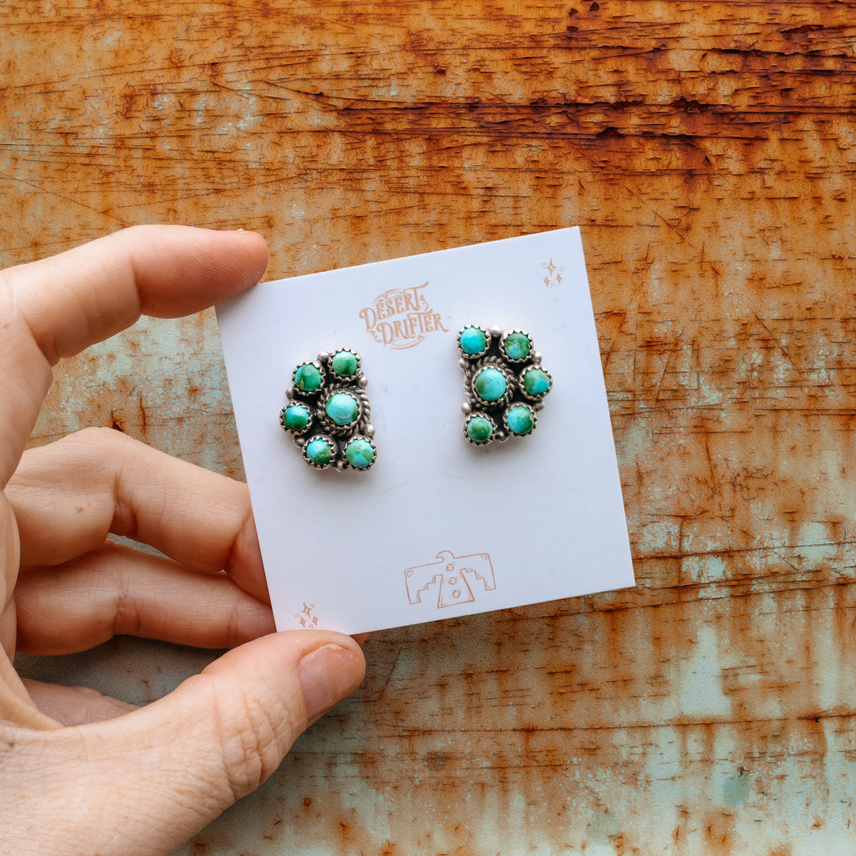‘Half Cluster’ Earrings- Sonoran Mountain