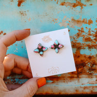 ‘Four Ways' Studs - Cotton Candy - Pick Option