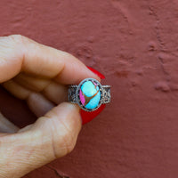 ‘Desert Day & Night' Storyteller Ring - Cotton Candy - Size 7.25 - Pick Optio