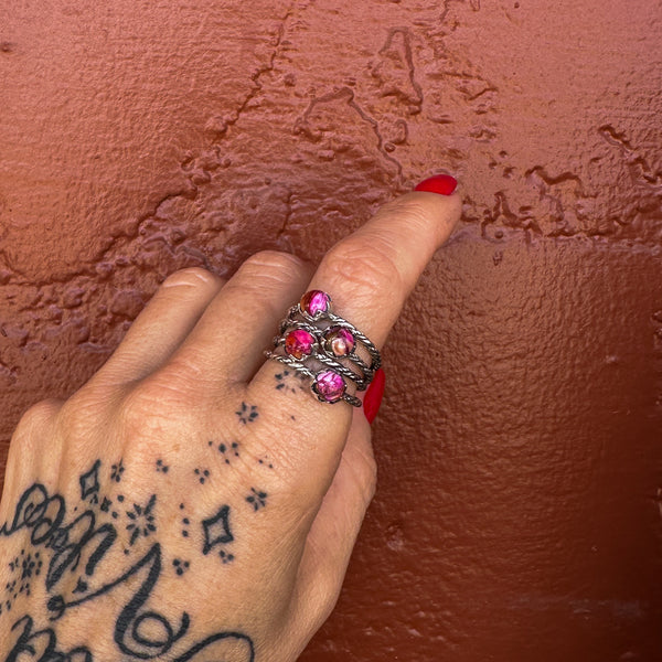 ‘Simple Stacker’ - Orange Dahlia - Pick Option