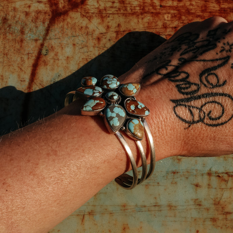 ‘Cluster' Cuff - Number 8 - Pick option
