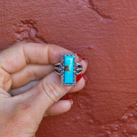 ‘Bar Ring’ - Kingman - Size 9 - Pick Option