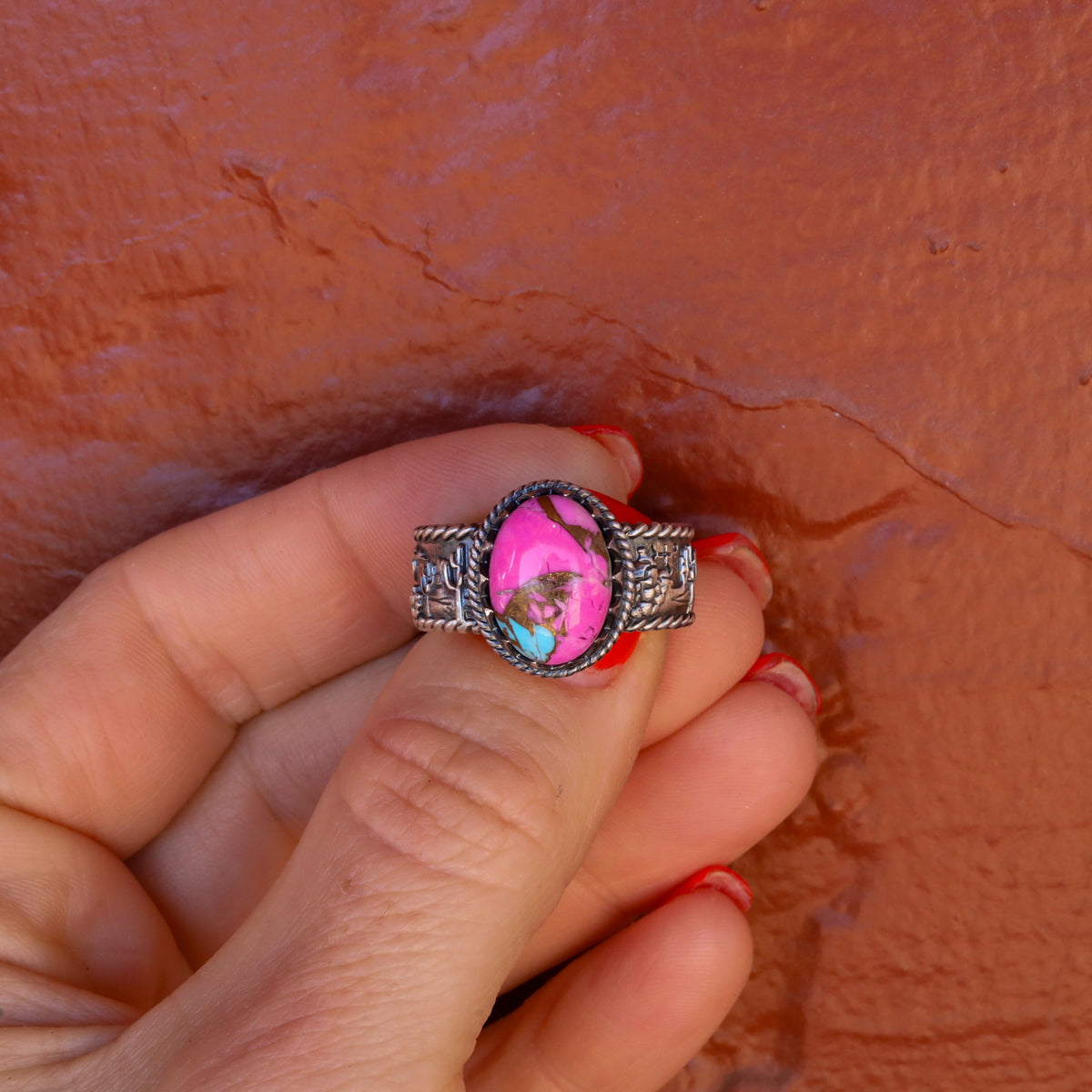 ‘Desert Day & Night' Storyteller Ring - Cotton Candy - Size 11  - Pick Option