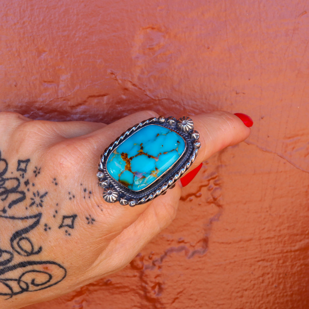 ‘Statement’ Ring - Kingman - Size 8.5