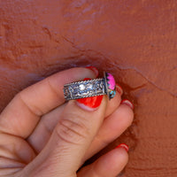 ‘Desert Day & Night' Storyteller Ring - Orange Dahlia - Size 8.25  - Pick Option