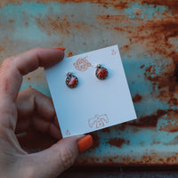 'Star Baby' Midi Studs - Orange Dahlia - Pick Option