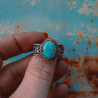 ‘Desert Day & Night' Storyteller Ring - Kingman - Size 11  - Pick Option