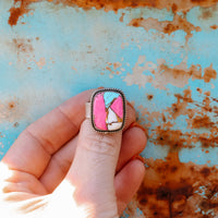 'Slab' Ring - Cotton Candy - Pick Option
