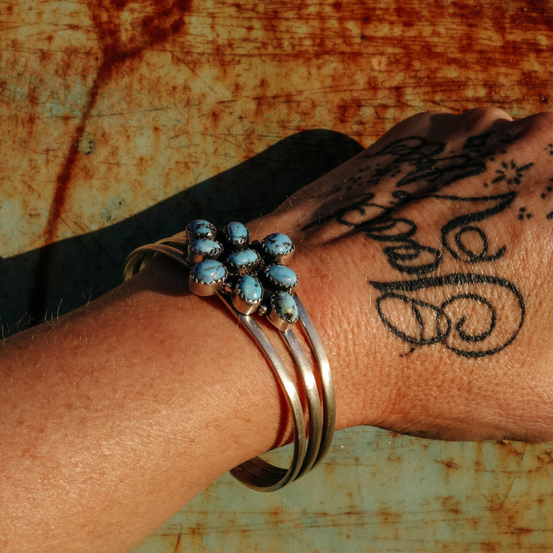 ‘Cluster' Cuff - Golden Hills - Pick option