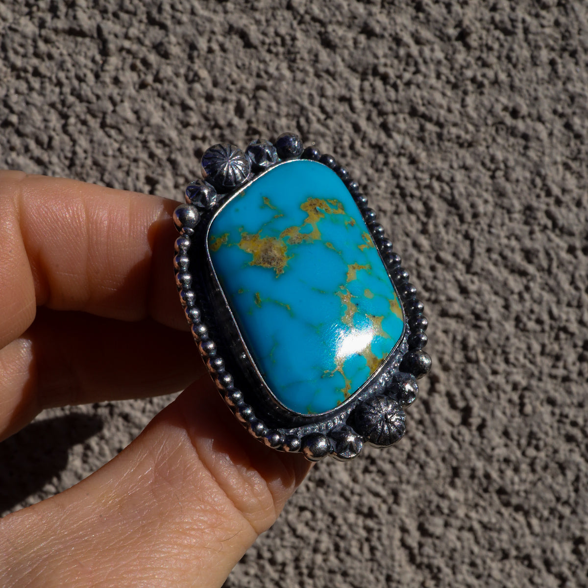 ‘Statement’ Ring - Kingman - Size 8.75